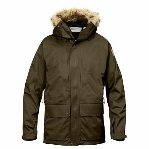 Fjallraven Keb Parka Hungary - Sötét Olivazöld Kabát Sötét Olivazöld LQD305198